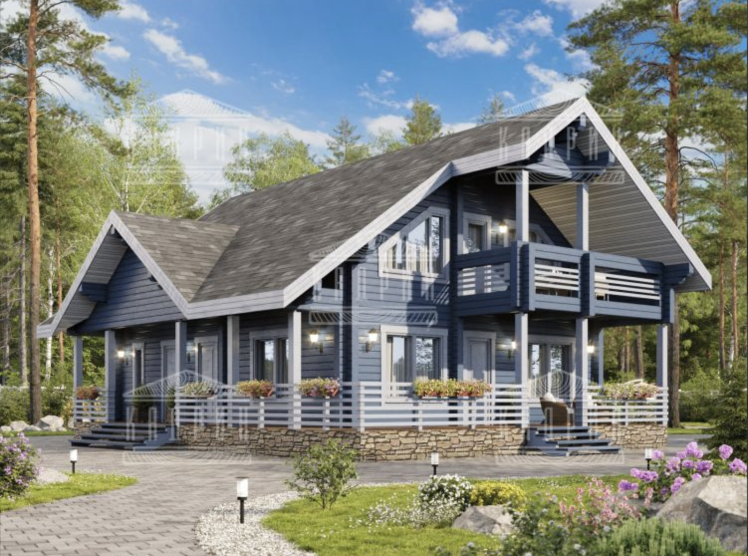 Советы по отделке дома с мансардой